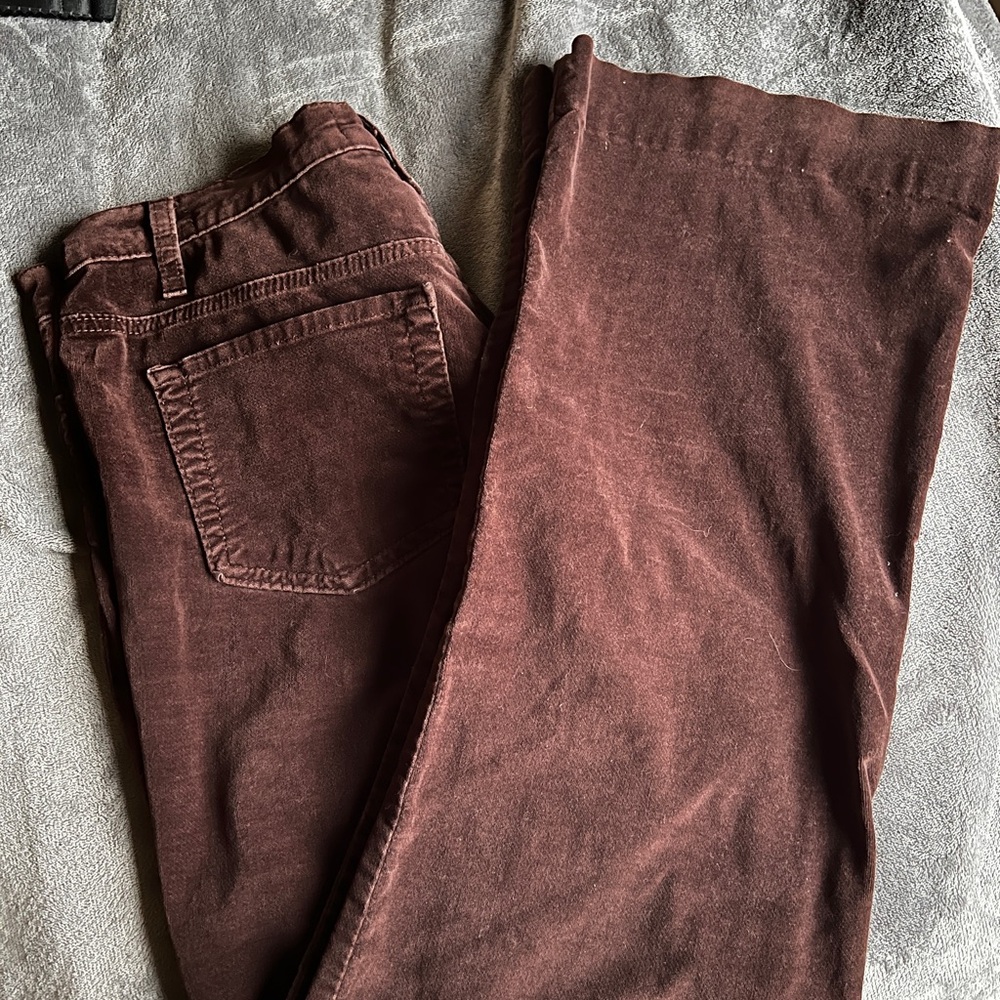 NYDJ Dark Brown Corduroy Jeans